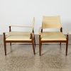 A Pair of Contemporary Leather Safari Chairs - 2