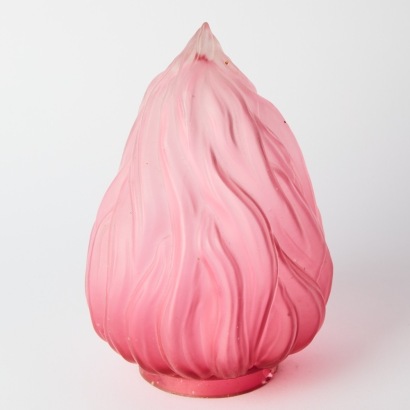 An Art Deco Flame Lamp Shade