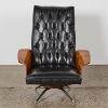 A Bent Wood Swivel & Tilt Chair In The Style of The Plycraft Mr. Chair c.1950s - 2