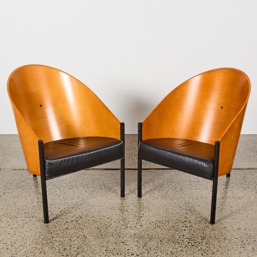 A Pair of Pratfall Lounge Chairs by Philippe Starck for Driade