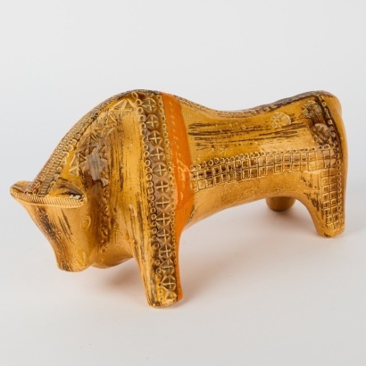 A Bitossi Sahara Toro Bull by Aldo Londi