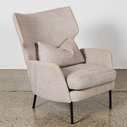 A Grey Armchair From Dawson & Co