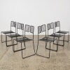 A Set Of Six Wire Chairs By Well Groomed Fox
