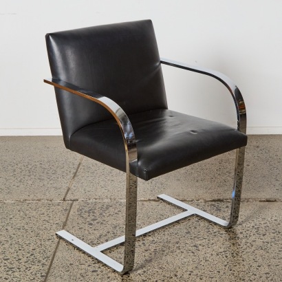 A Miles Van Der Rohe Brno Replica Chair