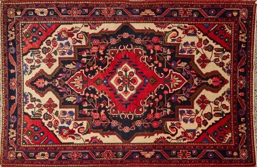 A Hand Knotted Nahavand Rug