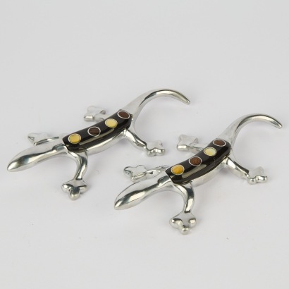 A Pair of Decorative Lizards