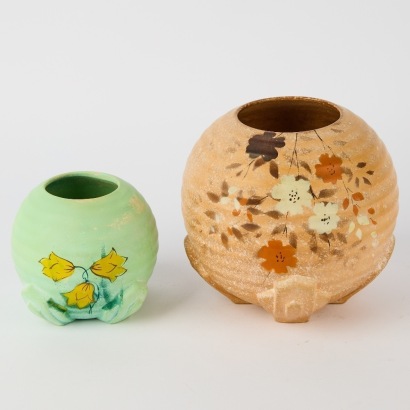 A Pair of English Art Deco Vases