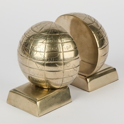 A Pair of Globe Bookends