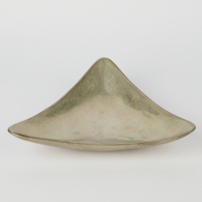 A Triangular Aluminium Bowl