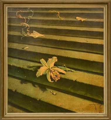 A Vladimir Tretchikoff "The Last Orchid" Reproduction Print