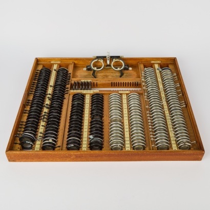 A Vintage Optometrist Trial Lens Set
