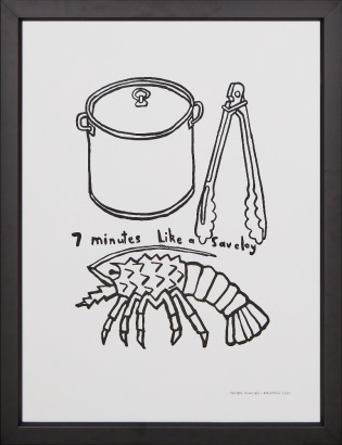 A Dick Frizzell Boil For 7 Minutes Like A Saveloy