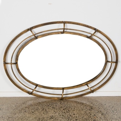An Antiqued Hall Mirror