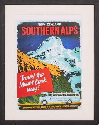 A Reproduction Southern Alps Print