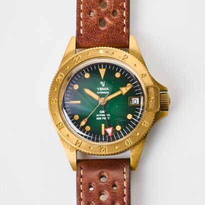 Bronze / Stainless Steel, 39mm Yema Heritage Superman GMT Divers Automatic Wristwatch, circa 2021