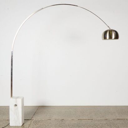 An Arco Floor Lamp in the Style of Archille Castiglioni AF