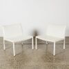 A Pair of Leather Occasional Chairs by Bondalo