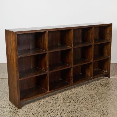 A Solid Teak Bookshelf
