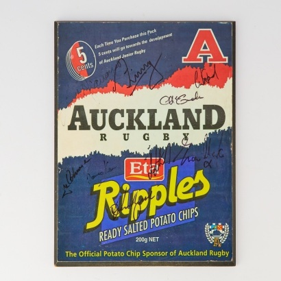 A Signed Auckland Rugby Hanging
