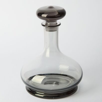 A Hand Blown Glass Decanter