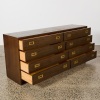 A Danske M&oslash;bler Mid-Century Teak Lowboy With Brass Hardware AF - 2