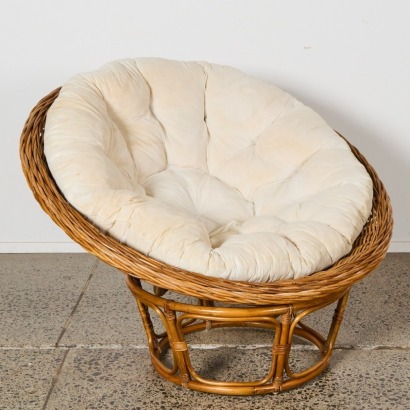 A Papasan Occasional Chair