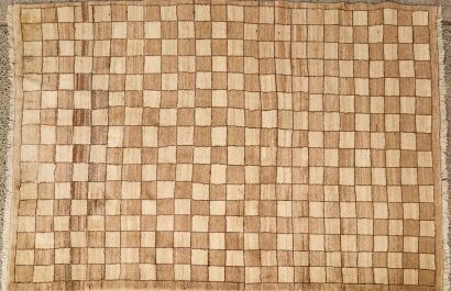A Checked Gabbeh Rug