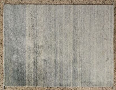 A Pale Blue Wool Gabbeh Rug