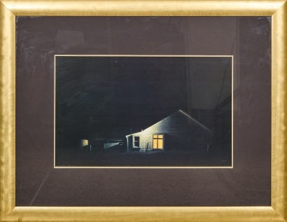 A Grahame Sydney Reproduction Print Night House II