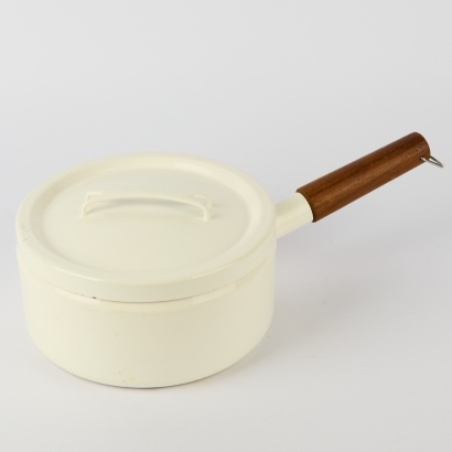 An Arabia Finland Seppo Mallat Enamel Saucepan