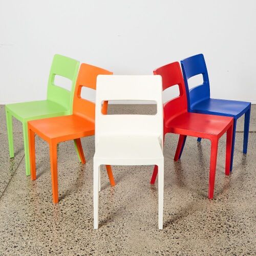 A Set of Eight Sai Chairs By Centro Stile Scab