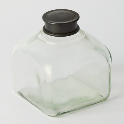 A Lidded Glass Bottle