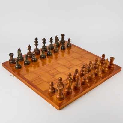 A Vintage Staunton Chess Set