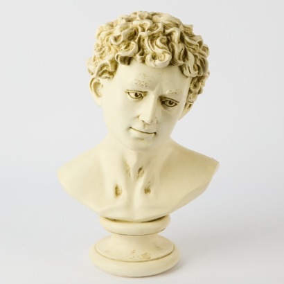A Hand Painted Bust David