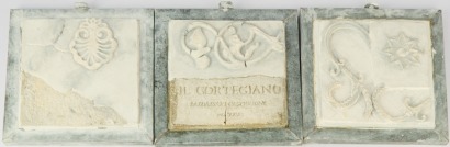 A Trio of Tuscan Cast Garden Hangings