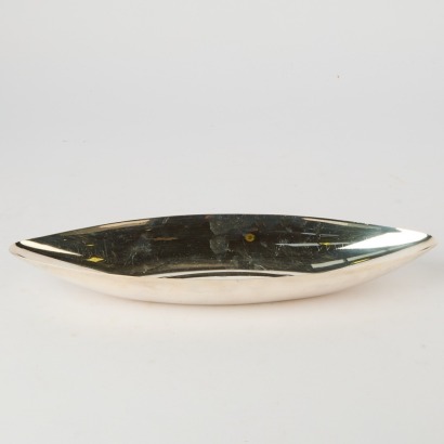 A Christofle Silverplate Gallia Fruit Bowl by Lino Sabattini