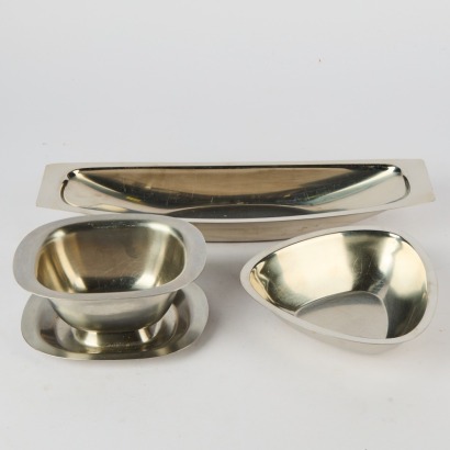 A Trio of Lundtofte Denmark Stainless Bowls