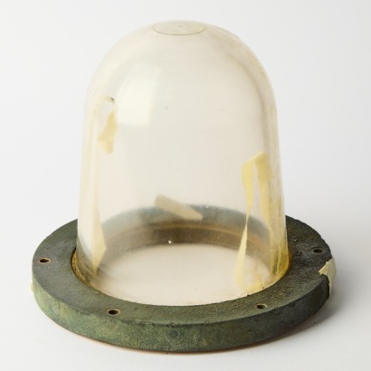 A Heavy Duty Brass and Glass 'Explosion Proof' Bulkhead Light