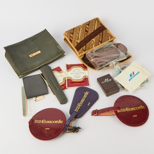 A Lot of Original Concorde Carry on Items with Original Contents