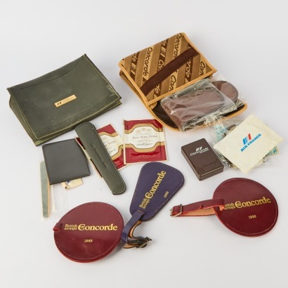 A Lot of Original Concorde Carry on Items with Original Contents