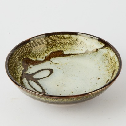A Len Castle Wax Resist Studio Pottery Bowl