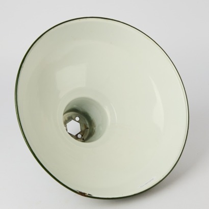 A Vintage Enamel Lampshade Made In England