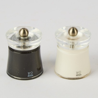 A Pair of Peugot Acrylic Bali Salt and Pepper Grinders