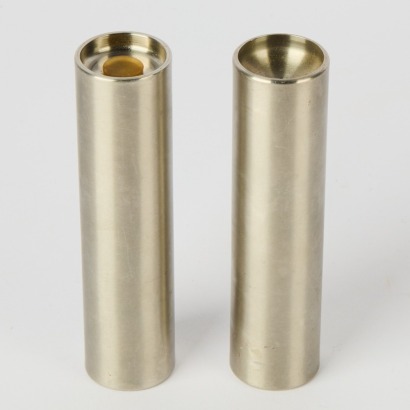 A Pair of Mid-Century Stelton 1960'S Salt and Pepper Shakers by Arne Jacobsen