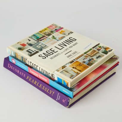 A Trio of Coffee Table Design Books Decorate Fearlessly, Happy Home and Sage Living