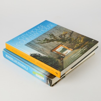 A Pair of Architecture Books City House Country House and Modern Lux Housing 2