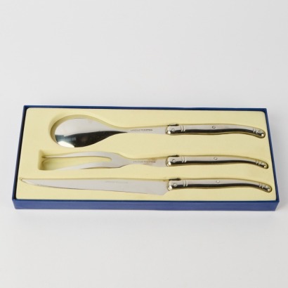 A Coutellerie Tarrerias-Bonjean Laguiole Carving Set