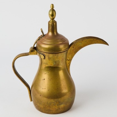 A Vintage Brass Dallah, Pakistan