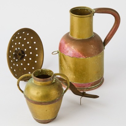 A Collection of Three Vintage Copper Pieces