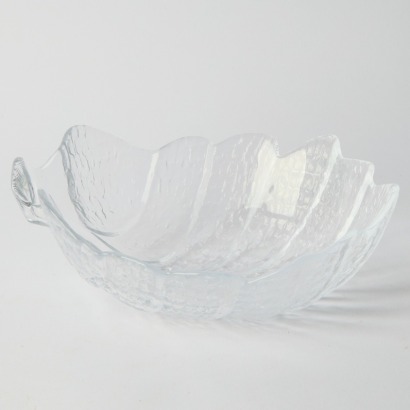 A Vintage Orrefors Leaf Bowl
